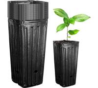 Morkite Macetas para árbol de vivero - macetas Altas para Plantas de semillero, Maceta Alta Resistente, Planta Grande para Interiores y Exteriores, Maceta de árbol, macetas suculentas para Plantas