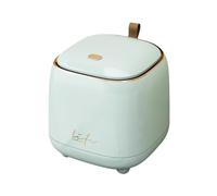 Morkite Mini Cubo De Basura De Escritorio con Tapa Tipo Prensa, Cubo De Mesa Portátil, Papelera De Mesa De Maquillaje, para Casa, Salón, Cocina, Dormitorio, Cuarto De Baño