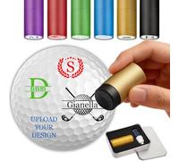 Morlavid Sello Pelotas Golf Personalizado de Secado RáPido Autoentintado Impermeable Marcador Bolas Golf Personalizado con Monograma Nombre Texto Logotipo Regalos para Golfistas