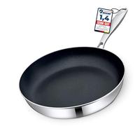 Morleos Sartén cerámica de Ø 28 cm, con revestimiento completo, 5 capas, 3 mm, 1,35 kg, Sartén premium para cocinas de gas y cocinas de inducción, Libre de sustancias tóxicas