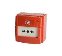 Morley-IAS MORLEY-164 R5A-RF Pulsador manual de alarma estanco vía radio con tecnología Mesh. Incluye 4 pilas CR123A. EN54-25/11