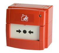 MORLEY R5A-RF Pulsador manual de alarma estanco vía radio en red Mesh de Agile. Incluye 4 pilas CR123A