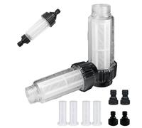 Morlight 2 Filtro Lavadora con Presión, Manguera Multiuso con 4 Insertos y 4 Rápidos Adaptadores