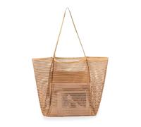 MorLuks Bolso de Playa para Mujer, Bolsa Malla Playa, Grande Bolsa Red Playa con Bolsillo, Plegable, para Piscina Fiestas Viajes