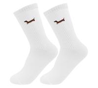 MorLuks Calcetines Dachshund para Mujer y Hombre, Divertidos Calcetines con Motivo, para Mujer Hombre Deportivos Regalos