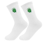 MorLuks Calcetines Trébol para Mujer y Hombre, Divertidos Calcetines con Motivo, para Mujer Hombre Deportivos Regalos