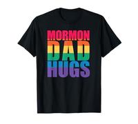 Mormon PAPÁ Abrazos LGBT Orgullo Gay Meme Camiseta