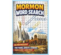 Mormon Word Search: Mormon / Church of Jesus Christ of Latter-Day Saints Word Search Book: Word searches with easy to read print about LDS, Mormons | 6X9 inches, 110 pages | Paperback