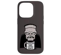Morning Bad Coffee, Buen Divertido, Espeluznante Monstruo reanimado Carcasa para iPhone 14 Pro