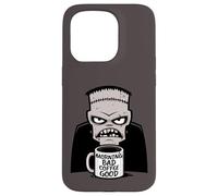 Morning Bad Coffee, Buen Divertido, Espeluznante Monstruo reanimado Carcasa para iPhone 15 Pro