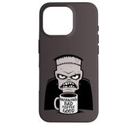 Morning Bad Coffee, Buen Divertido, Espeluznante Monstruo reanimado Carcasa para iPhone 16 Pro