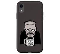 Morning Bad Coffee, Buen Divertido, Espeluznante Monstruo reanimado Carcasa para iPhone XR