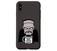 Morning Bad Coffee, Buen Divertido, Espeluznante Monstruo reanimado Carcasa para iPhone XS MAX