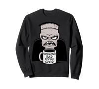Morning Bad Coffee, Buen Divertido, Espeluznante Monstruo reanimado Sudadera