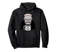 Morning Bad Coffee, Buen Divertido, Espeluznante Monstruo reanimado Sudadera con Capucha