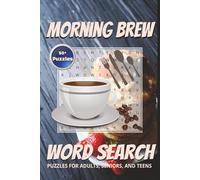 Morning Brew Word Search Book: Fun and Easy-to-Read Word Searches Featuring Breakfast, Food, and Coffee Themes | 6x9 inches, 110 pages | 50+ Puzzles ... During Holidays, Vacations, or Free Time