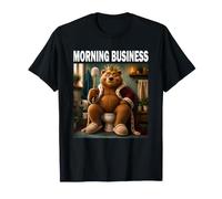 Morning Business Oso Humor del baño Inodoro Papá Camiseta