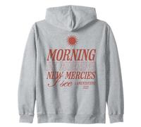 Morning by Morning New Mercies I See Versículo bíblico Cristiano Sudadera con Capucha