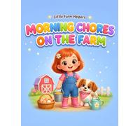Morning Chores on the Farm: A Cute Farm Animal Care Coloring Book for Kids Ages 4-8 (Little Farm Helpers)