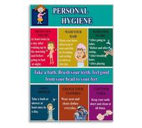 Morning Evening Routine Poster for Health Education