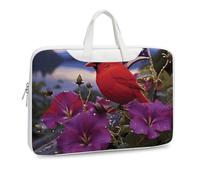 Morning Glory - Maletín bandolera de piel con estampado de gloria morada para hombres y mujeres, viajes, negocios, oficina, bolsa para colgar portátil, bolsa cruzada, Estilo blanco, 42x30.5cm