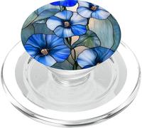 Morning Glory Septiembre Nacimiento Flor Floral Azul PopSockets PopGrip para MagSafe