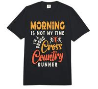 Morning Is My Time Love XC Running Cross Country Runner Comfort Colors Adult Heavyweight T-Shirt