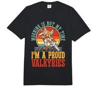 Morning Is Not My Time I'm A Orgulloso Viking Warrior Valkyries Comfort Colors Adult Heavyweight T-Shirt