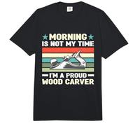 Morning Is Not My Time I'm A Proud Woodworker Tallador de Madera Comfort Colors Adult Heavyweight T-Shirt