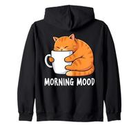 Morning Mood Cat Lovers Café Diseño Lindo Sudadera con Capucha
