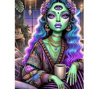 Morning on Another Planet: A Lined Notebook for Slow Thoughts, Soft Rituals, and Cosmic Calm