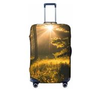 Morning Sunlight in Wilderness - Funda para maleta, apta para equipaje de 46 a 82 cm, Black, L