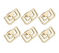 MOROBOR Manijas chinas para gabinete, 6 manijas doradas cepilladas para cajones, gabinetes de TV, elegantes manijas de cobre dorado, manijas modernas de patrones chinos auspiciosos