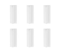 MOROBOR Mini Self-Stick Instant Cabinet Drawer Pulls, 6 piezas de silicona blanca Manijas autoadhesivas de empuje para la ventana de las puertas de vidrio del cajón del gabinete de la cómoda