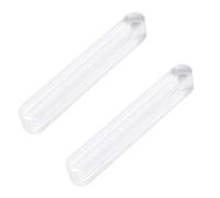 MOROBOR Mini tiradores autoadhesivos instantáneos para cajones de gabinete, 2 tiradores de acrílico transparente autoadhesivos para cómodas, cajones, puertas de vidrio, ventanas