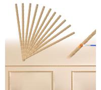 MOROBOR Moldura Decorativa de Madera, 12 piezas de molduras de madera autoadhesivas en forma de calabaza, sin terminar, molduras 3D lindas para pintar, para decorar paredes, gabinetes, estantes