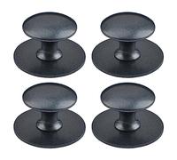 MOROBOR Pomos adhesivos para gabinete, 4 pomos autoadhesivos instantáneos para gabinetes de cocina, tiradores de cajón de acero inoxidable para ventanas, armarios, cajones (azul rey)