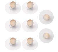 MOROBOR Pomos adhesivos para gabinete, 8 pomos de madera maciza con forma esférica autoadhesivos, pomos de madera natural con parches redondos para cajones, aparadores, armarios (color madera)
