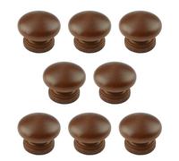MOROBOR Pomos adhesivos para gabinete, 8 unidades, autoadhesivos, instantáneos, tiradores de cajón de madera de manzano, para armarios, cajones