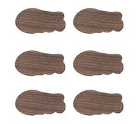 MOROBOR Pomos de madera con forma de pez, 6 pomos de madera de nogal con animales, tiradores decorativos únicos para cajones de madera con tornillos, tiradores de muebles para habitación de niños