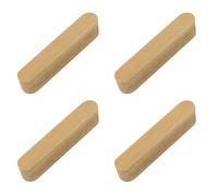 MOROBOR Tiradores autoadhesivos para muebles, 4 pomos de madera sin taladro, tiradores adhesivos montados al instante, tiradores de puerta corredera con tornillos para armario, cajón, ventana, puerta