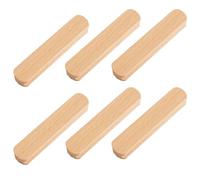 MOROBOR Tiradores autoadhesivos para muebles, 6 pomos de madera sin taladro, manijas adhesivas montadas al instante para armario, baño, tocador