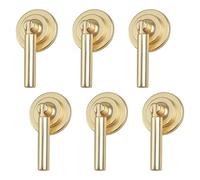 MOROBOR Tiradores de gabinete en forma de lágrima, 6 manijas colgantes de aleación de zinc con tornillo de montaje para armarios, cajones, puertas, muebles decorativos (colgante cilíndrico largo)