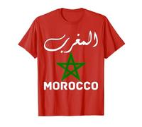 Morocco Flag Graphic Funny Morocco Nation Flag Morocco Camiseta