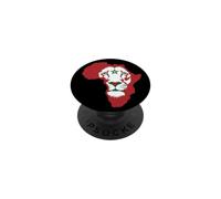Morocco Flag Lion of Africa Proud Moroccan Football Game PopSockets PopGrip Adhesivo