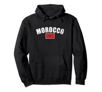 Morocco Marruecos Bandera de Marruecos Orgullo Marroquí Sudadera con Capucha