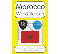 Morocco Word Search Book: Words Search With Easy To Read Print about Morocco, Travel, Culture and More | 6x9 inches, 100 pages | 50 puzzles. Ideal for ... The World in 80 Countries Word Search Books)