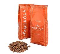 Morola Caffè Italiano - Café en Grano - Morola Arancio Gold Blend - Bolsa de 1000g - Envase de 1kg - Café en Grano Made in Italy