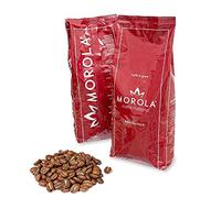 Morola Caffè Italiano - Café en Grano - Morola Rosso Blend - Bolsa de 1000g - Envase de 1kg - Café en Grano Made in Italy