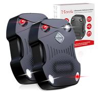Morole Ahuyentador de Ratas, 3 en 1 Ahuyentador de Ratones, Ultrasonido Ratas Alimentación-Batería de Coche 12 V, USB o Baterías AA, Repelente Ratas Coche para Autos, Garaje Jardín y Vivienda (2PCS)